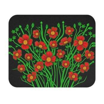 The Italian Poppies of Spring Mouse Pad Rectangle